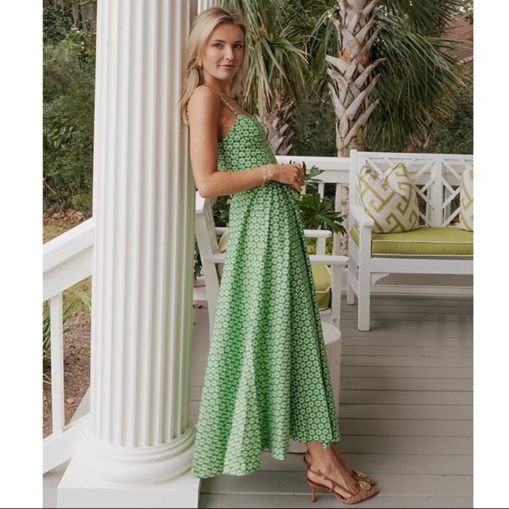 Antonio Melani Style by Simkins Margo Sweetheart Sleeveless Maxi Dress Green NWT - Picture 16 of 16